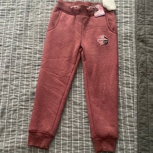 Hollywood Girls Faux Sherpa Lined Jogger Sweatpants